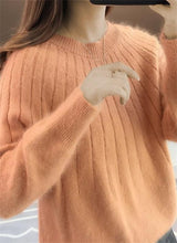Women’s Fluffy Knit Jumper in Relaxed Fit Style | Warm Ladies Sweater