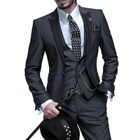 Men’s Classic 3 Piece Wedding Suit for Formal Events | Timeless Tuxedo Style