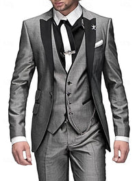 Men’s Classic 3 Piece Wedding Suit for Formal Events | Timeless Tuxedo Style