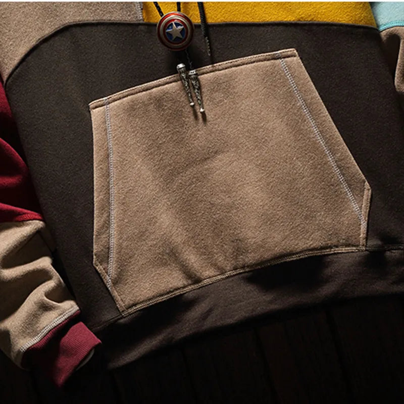 Colour Block Hoodie | Casual Streetwear | Relaxed Fit