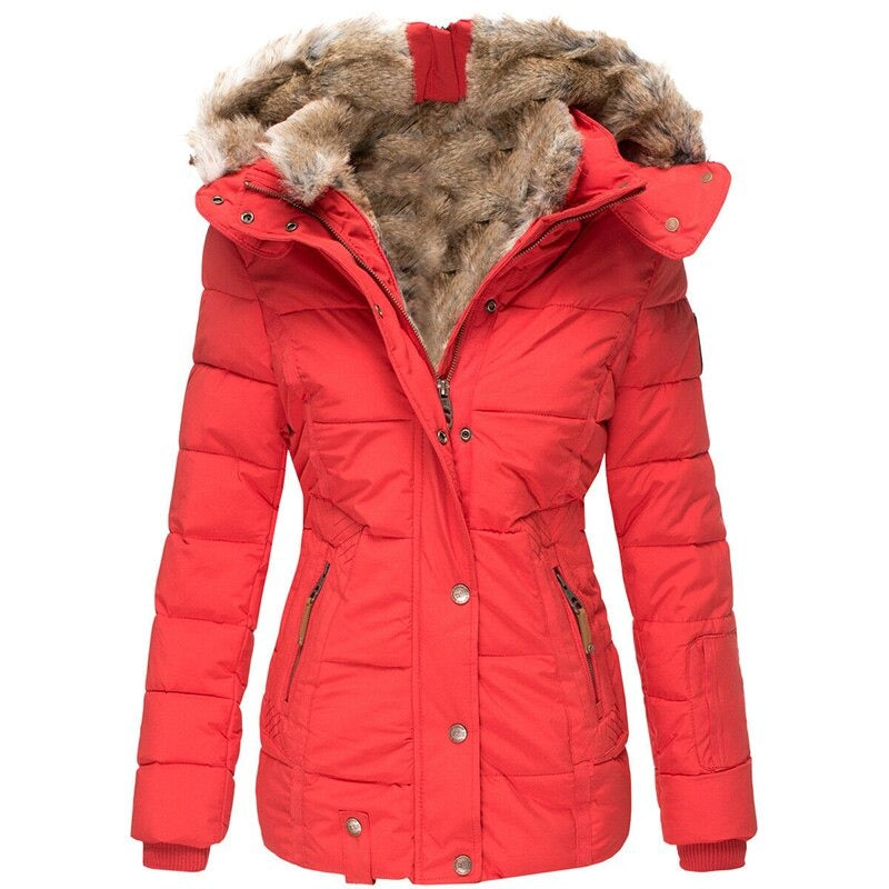 Women’s Fur Lined Puffer Jacket | Warm Winter Coat