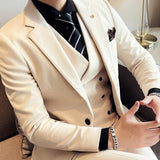 Men’s Old Money 3 Piece Wedding Suit | Classic Tuxedo Style for Formal Elegance
