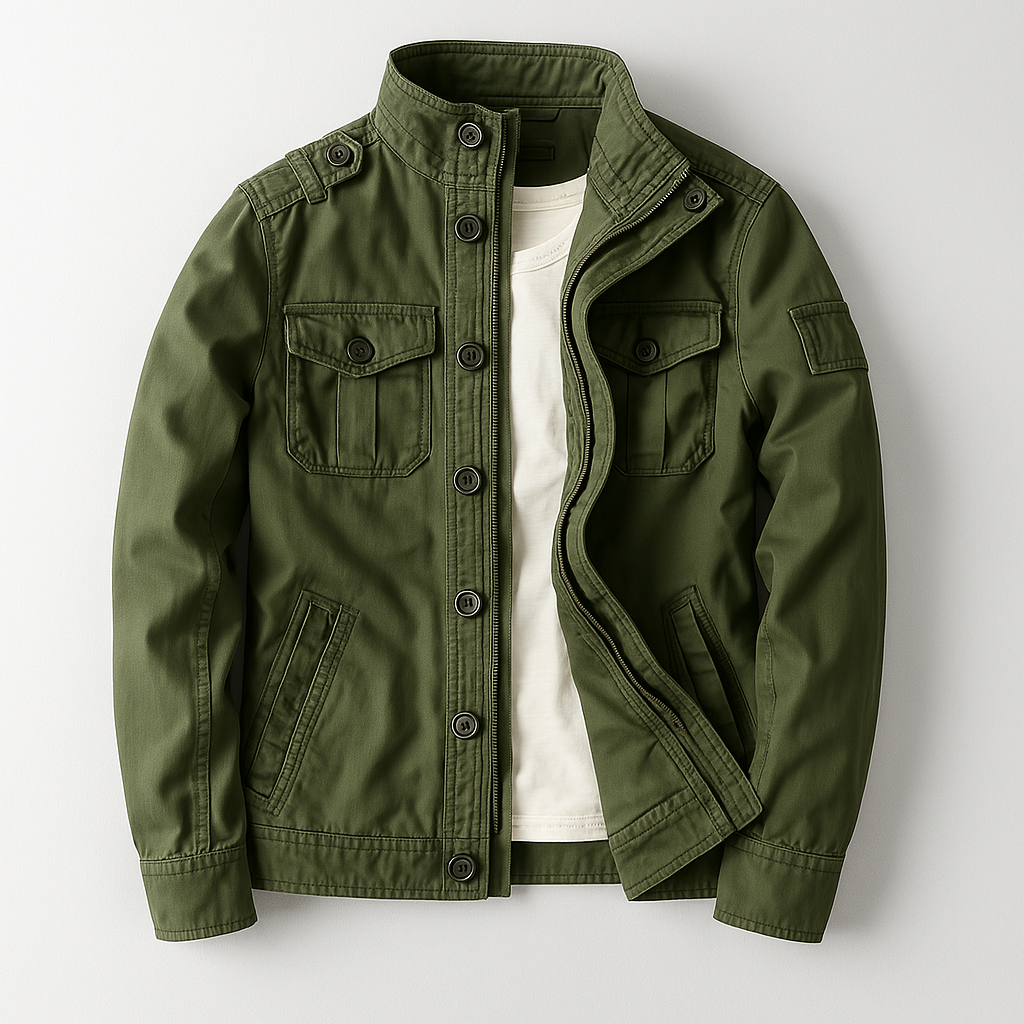 Men’s Military Style Jacket Casual Lightweight Jacket | Classic Jackets Men