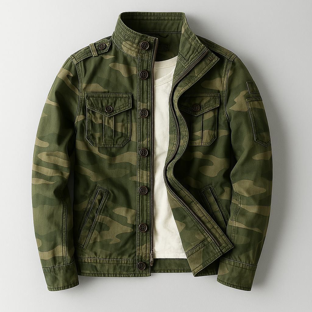 Men’s Military Style Jacket Casual Lightweight Jacket | Classic Jackets Men