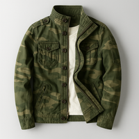 Men’s Military Style Jacket Casual Lightweight Jacket | Classic Jackets Men