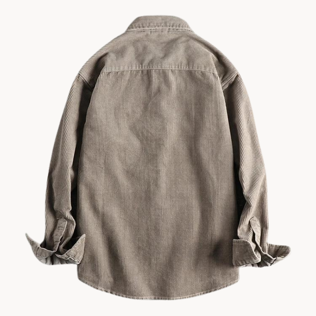 Men’s Corduroy Overshirt | Casual Layer | Button-Up Design | Autumn Essential
