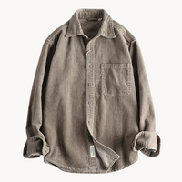 Men’s Corduroy Overshirt | Casual Layer | Button-Up Design | Autumn Essential