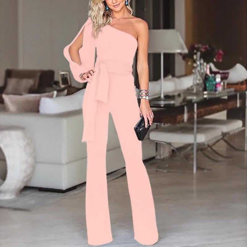 Elegant Occasion Jumpsuit | Long Sleeve Design | Spring Party Outfit for Women