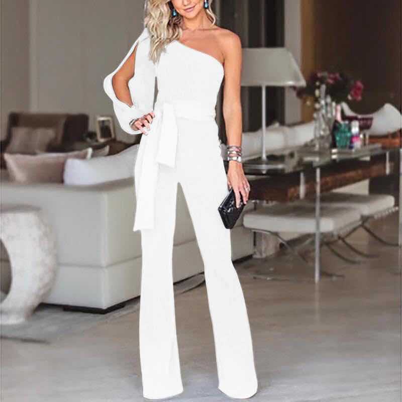 Elegant Occasion Jumpsuit | Long Sleeve Design | Spring Party Outfit for Women