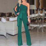 Elegant Occasion Jumpsuit | Long Sleeve Design | Spring Party Outfit for Women