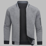 Men’s Zip-Up Knit Sweater with Modern Fit | Warm Winter Cardigan