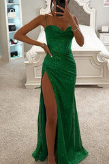 Women’s Sequin Corset Maxi Dress in Formal Style | Elegant Eveningwear