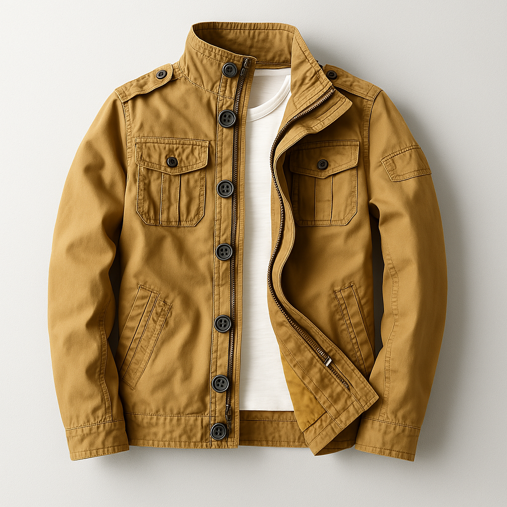 Men’s Military Style Jacket Casual Lightweight Jacket | Classic Jackets Men
