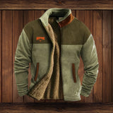 Men’s Fleece Jacket with Zip Front | Warm Winter Outdoor Coat