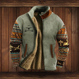 Men’s Fleece Jacket with Zip Front | Warm Winter Outdoor Coat