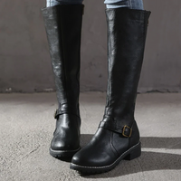 Women’s Leather Knee High Boots | Elegant Long Winter Boots for Ladies