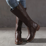 Women’s Leather Knee High Boots | Elegant Long Winter Boots for Ladies