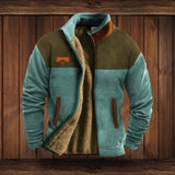 Men’s Fleece Jacket with Zip Front | Warm Winter Outdoor Coat