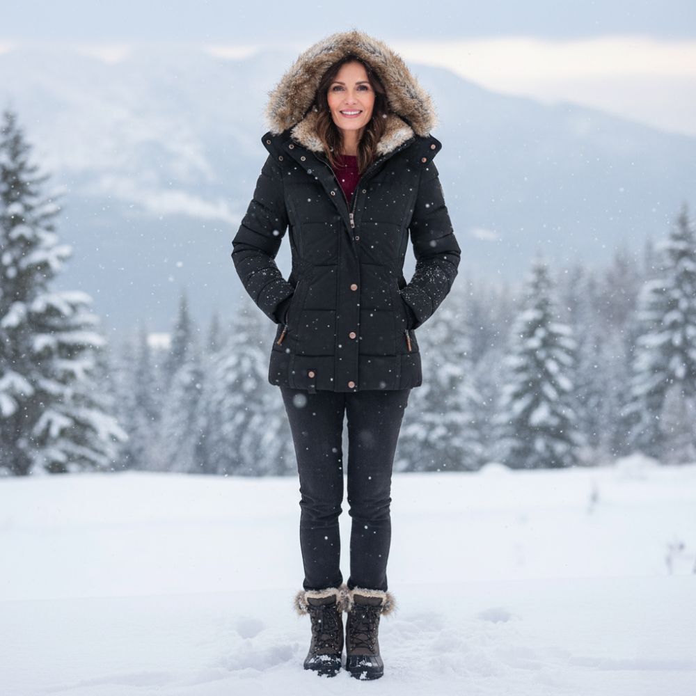 Women’s Fur Lined Puffer Jacket | Warm Winter Coat
