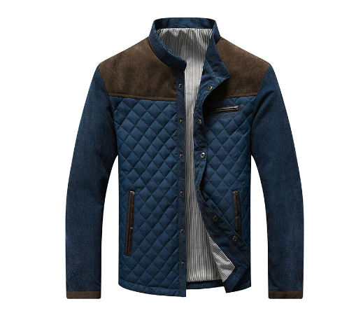 Men’s Quilted Jacket | Smart Casual Lightweight Winter Coat