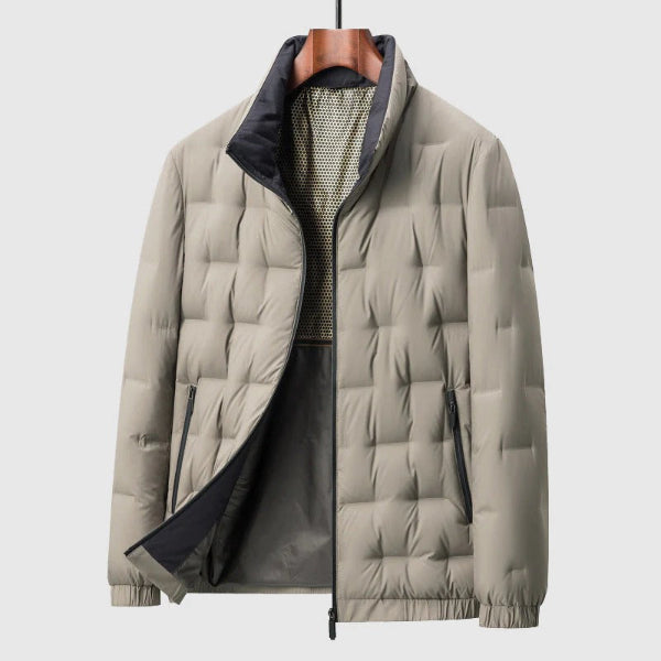 Men’s Quilted Down Jacket | Warm Lightweight Winter Coat