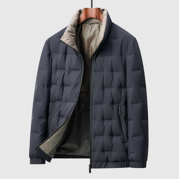 Men’s Quilted Down Jacket | Warm Lightweight Winter Coat