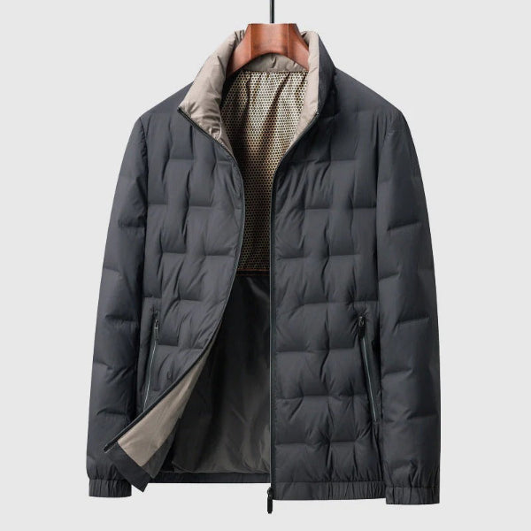 Men’s Quilted Down Jacket | Warm Lightweight Winter Coat
