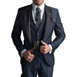 Men’s Classic 3 Piece Wedding Suit for Formal Events | Timeless Tuxedo Style