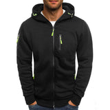 Men’s Hooded Sports Jacket in Slim Fit | Lightweight Casual Zip-Up Coat