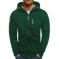 Men’s Hooded Sports Jacket in Slim Fit | Lightweight Casual Zip-Up Coat