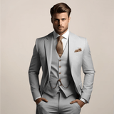 Men’s Slim Fit 3 Piece Wedding Suit for Formal Events | Classic Tuxedo Style