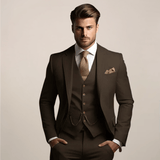 Men’s Slim Fit 3 Piece Wedding Suit for Formal Events | Classic Tuxedo Style