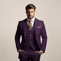 Men’s Slim Fit 3 Piece Wedding Suit for Formal Events | Classic Tuxedo Style