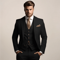Men’s Slim Fit 3 Piece Wedding Suit for Formal Events | Classic Tuxedo Style