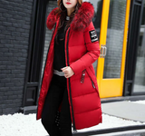 Women’s Long Puffer Parka with Faux Fur Hood | Warm Winter Coat