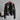 Women’s Leather Jacket | Black Faux Leather Zip Up Stylish Winter Coat