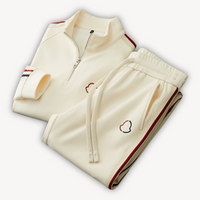 Men’s Tracksuit Set | Half-Zip Sweatshirt and Joggers | Relaxed Fit | Casual Activewear