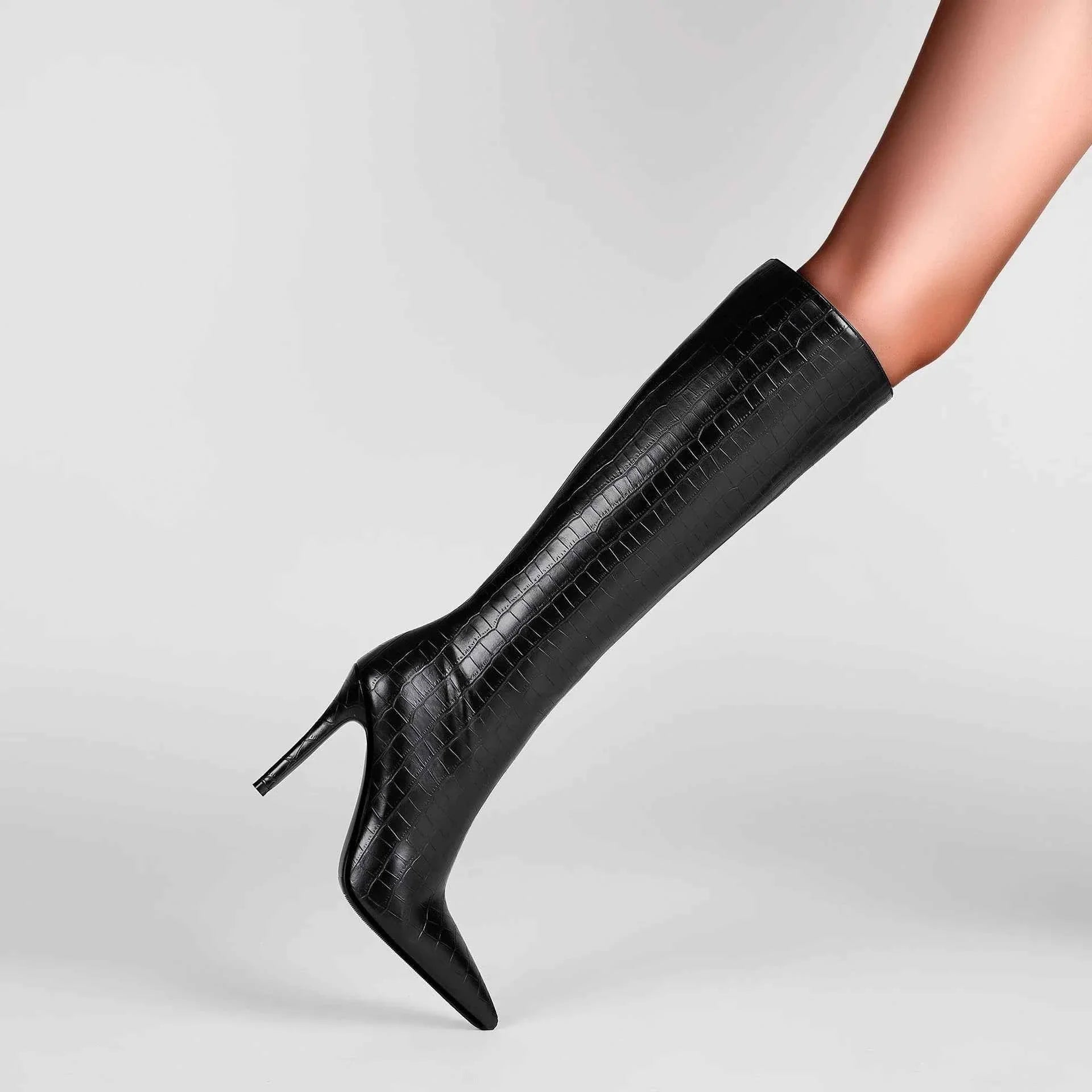 Women’s Knee High Boots with Stiletto Heel | Elegant Long Boots for Women
